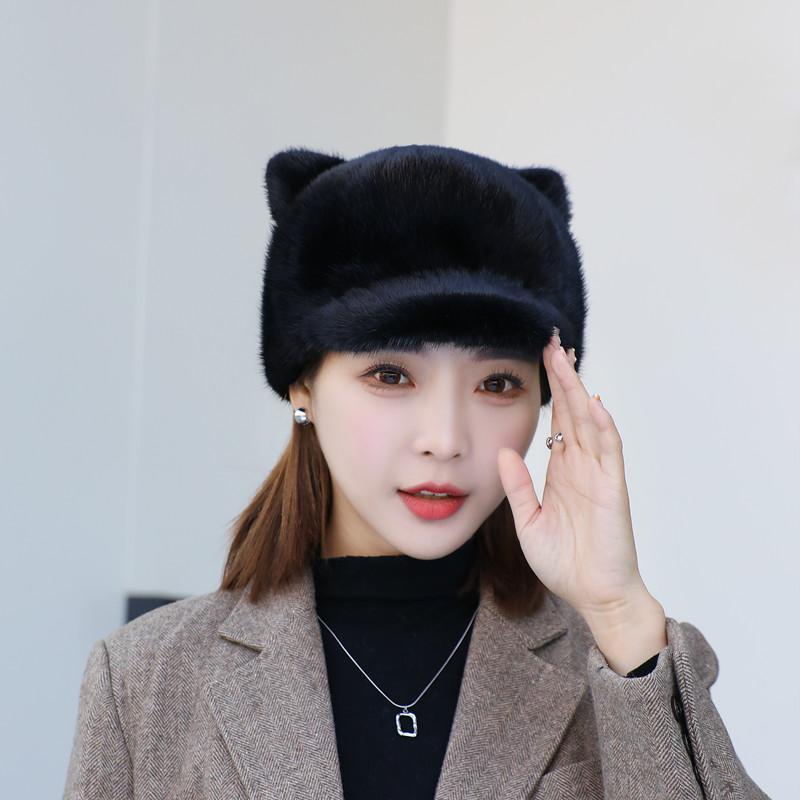 帽子 男女兼用 ファー ファー 秋冬 防寒 耳あて パイロットキャップ キャップ ベースボールキャップ カジュアル 普段使い タウン ラウンドトップ ワイドブリム