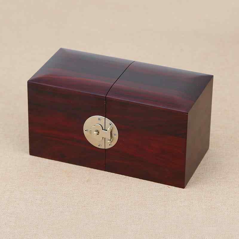ジュエリーボックス 紅木 無垢材 木製 紫檀 酸枝木 指輪 ブレスレット 宝飾品 玉石 アクセサリー 収納ケース 中華風 クラシックモダン 折りたたみ 多層式 大容量 コレクションケース｜フロントップ店