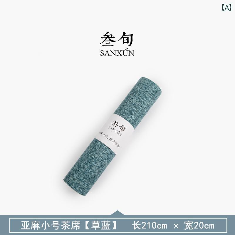 テーブルランナー リネン 綿麻 防水 はっ水 無地 手作り 和モダン 禅風 茶道用 マット インテリア 多機能 普段使い おしゃれ