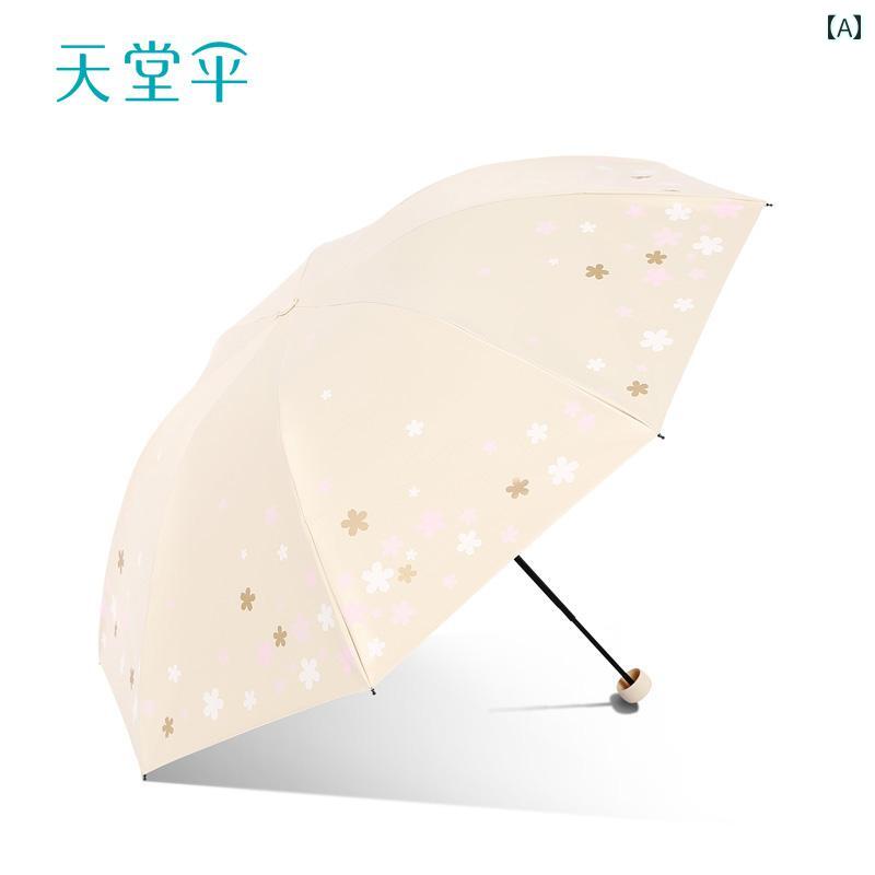 傘 男女兼用 折りたたみ 桜柄 小型 晴雨兼用 黒UVカット加工 紫外線対策 遮熱 日傘 軽量 コンパクト かわいい パステルカラー