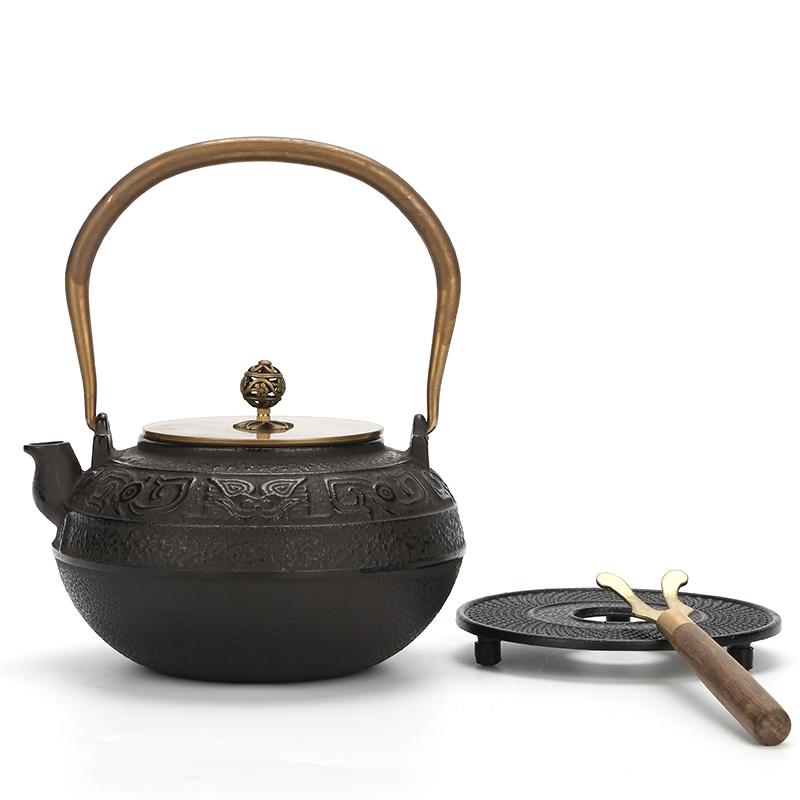 鉄瓶 鋳鉄製 風 急須 生鉄 大漢壺 13L 日式 和風 おしゃれ ティーポット 茶道具 茶道 来客用 中国茶器 上品 耐久性