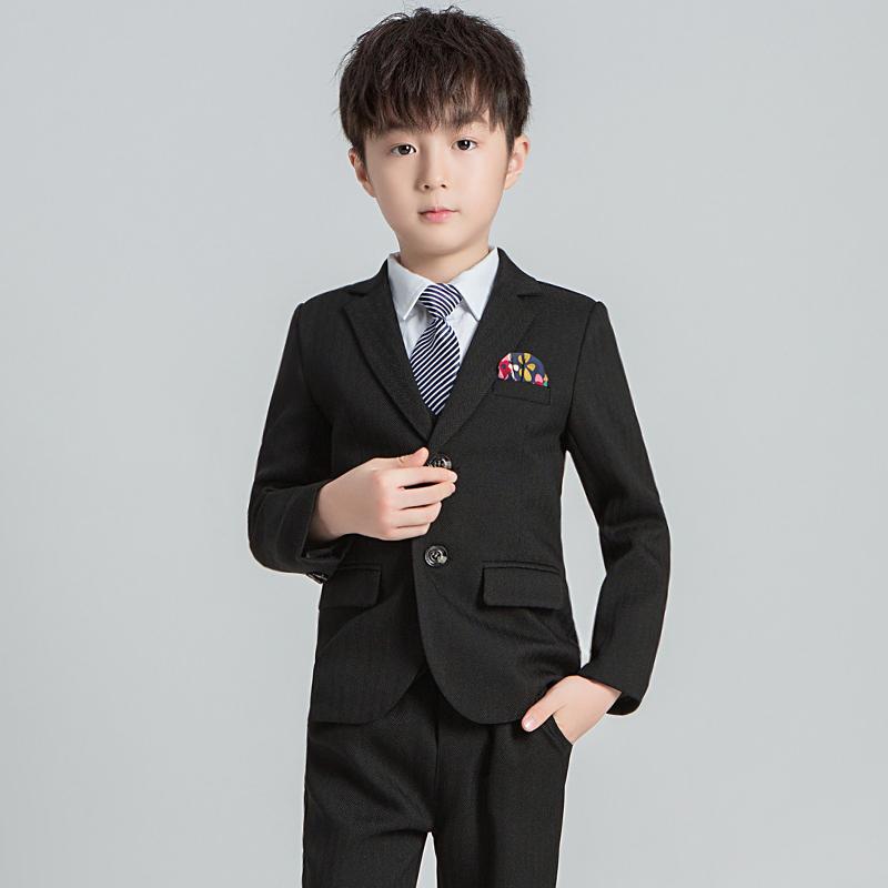 御坊っちゃん 背広 キッズ 赤ちゃん フォーマル セットアップ 華燭の典 告げ知らせる会 輪っか男の子 スリー天下太平 上衣 限りない 長ズボン ポリエステル 伸縮性 黒いこと 薄墨色 連合王国風 春夏 秋冬