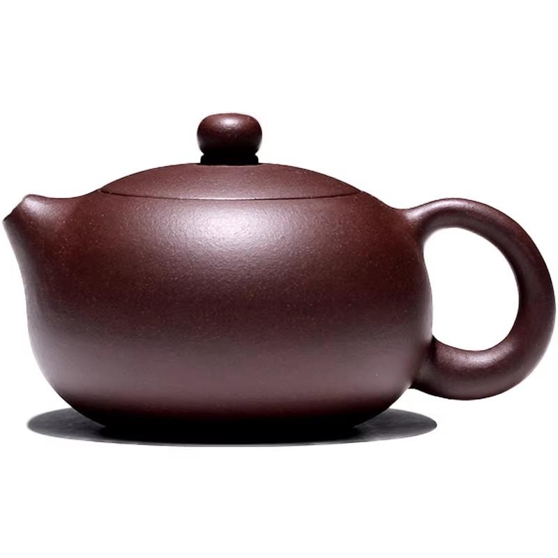 茶壺 急須 中国茶器 宜興紫砂陶器 伝統工芸 手作り ハンドメイド 紫泥 紅泥 中華風 西施壺 大容量 約300ml 家庭用 普段使い ティーセット 無地