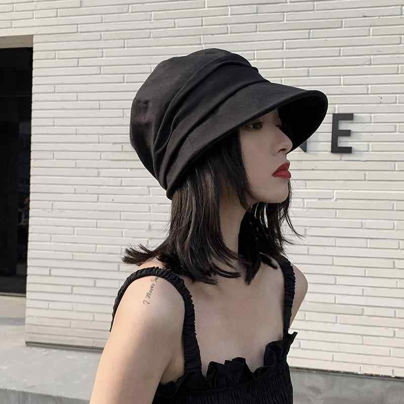鳥打ち帽 レディース ベレー帽 井戸釣瓶かぶり笠 キャスケット ハンチング帽 春夏 UV撥ねのける 日よけ 紫外線打つ手 綿麻 心地よい 表どおり 表現スタイル お出かけ 旅する 余暇 普段使い走り 今めかしい 黒 ベージュ
