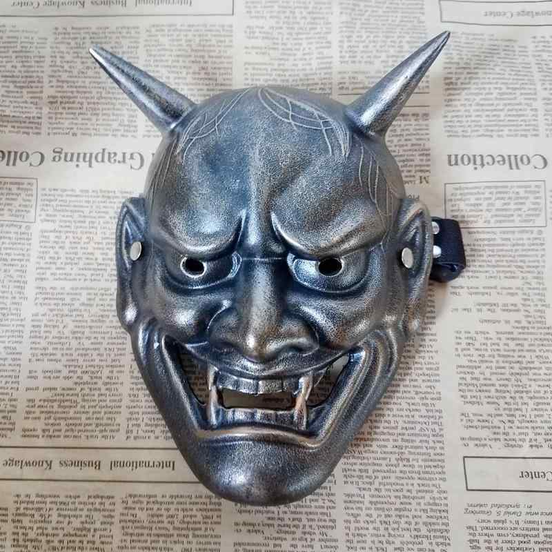 般若 お面 怖い マスク 鬼 樹脂 壁飾り 装着可能 ハロウィン お祭り 節分 コスプレ 仮装 パフォーマンス 舞台 撮影 装飾品 小道具 ディスプレイ 個性的 白 赤 ブロンズ