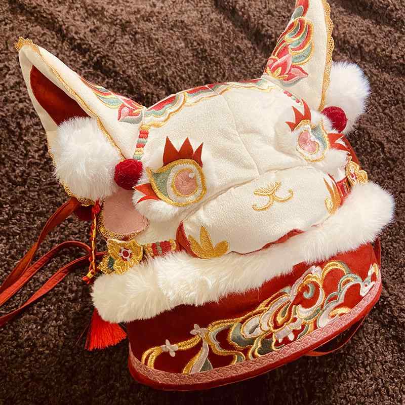 リュック レディース チャイナ風 エスニック レトロ 綿 帽子 立体バッグ もこもこ ぬいぐるみ タッセル ファスナー 大きめ 小さめ うさぎ 刺・墸 かわいい