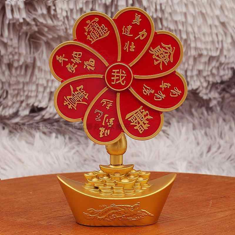 新羅土器風の置物 赤絵立ちシーサー 風水 玄関 縁起物 【ギフトボックス・紙袋付き