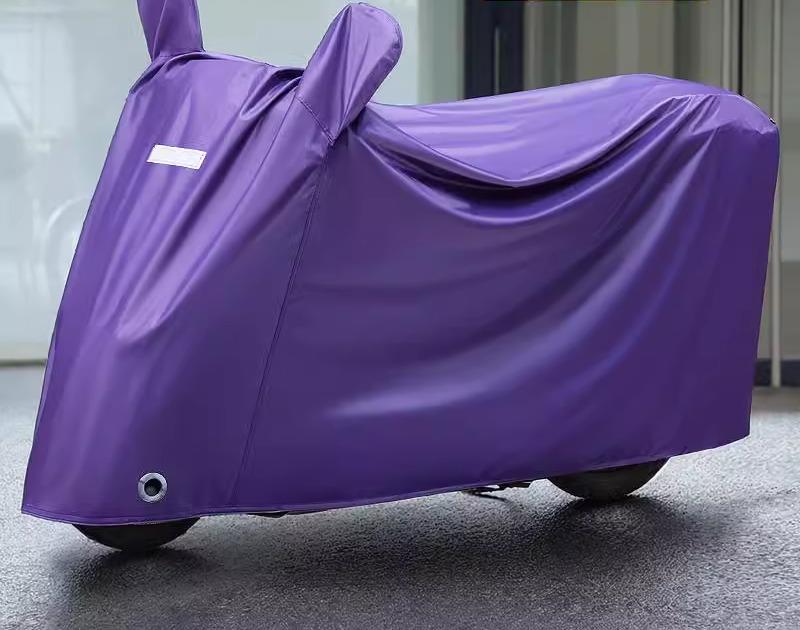 自転車 カバー 屋外 防水 バイク 日焼け防止 雨よけ 保護 柔らかい 厚手 オックスフォード 布 シンプル 反射 大きいサイズ 紫 青