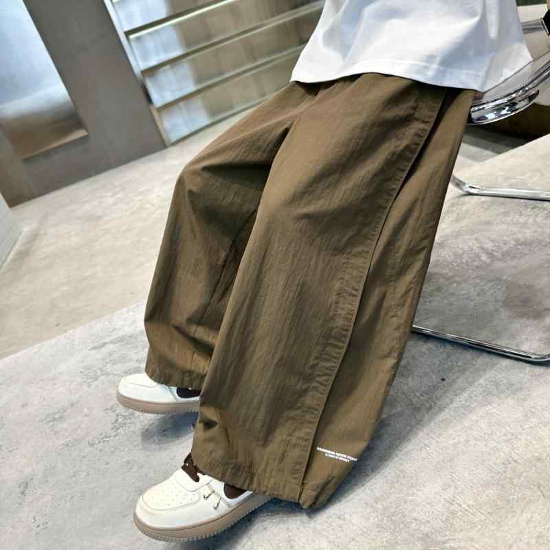 長ズボン 男の子 キッズ おしゃれ パンツ 夏 ゆったり ワイド 薄手 蚊対策 大きめサイズ カジュアル 涼しい 快適 スポーツ