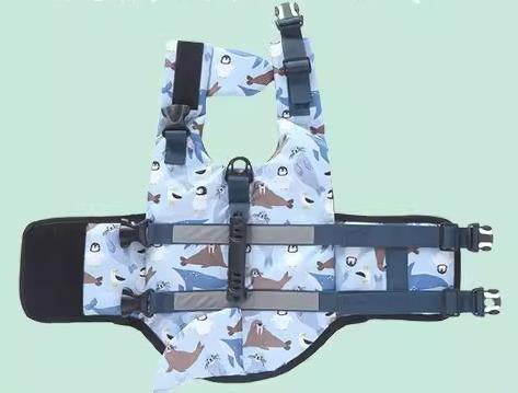 ライフジャケット 犬 夏 アウトドア ペット服 スイムウェア 着せやすい 高浮力 溺れ防止 ハンドル 小型中型 水遊び ビーチ おしゃれ サメ アヒル 魚柄 青 ピンク 黄