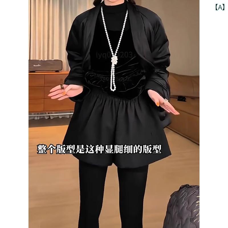かぼちゃパンツ レディース 大人 おしゃれ バルーン 大きいサイズ 黒 つぼみ ハイウエスト ワイド 夏 ゆったり 体型カバー カジュアル