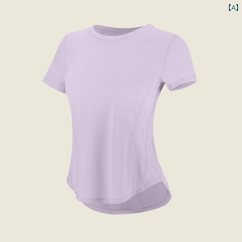 フィットネス ウェア レディース トップス おしゃれ 快適 Tシャツ 半袖 涼しい 速乾 日焼け防止 スポーツ ランニング ヨガ 夏 トレーニング 7,022円
