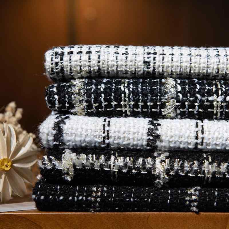 楽天市場】LINTONリントン シャネルツイード生地 ＜Glen Check-C