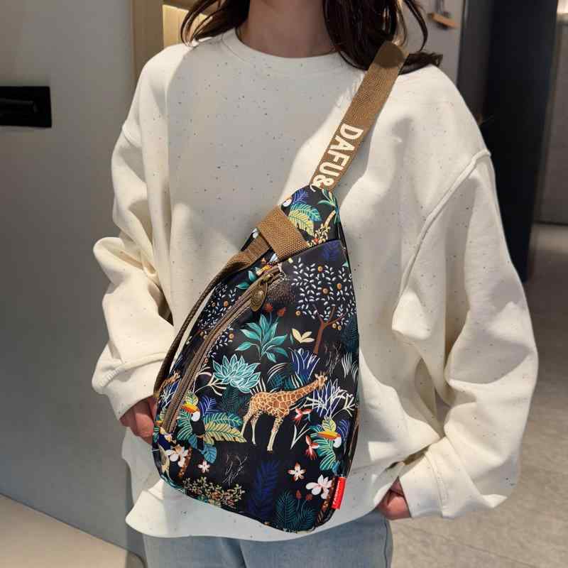 ショルダーバッグ レディース おしゃれ カジュアル 斜め掛け サイクリング 多機能 ポケット 花柄 大容量 軽量 丈夫 4,004円