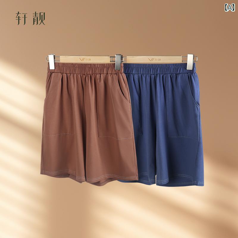 5分丈 ショートパンツ メンズ おしゃれ 快適 夏 薄手 綿 大きいサイズ 涼しい 部屋着 ルームウェア