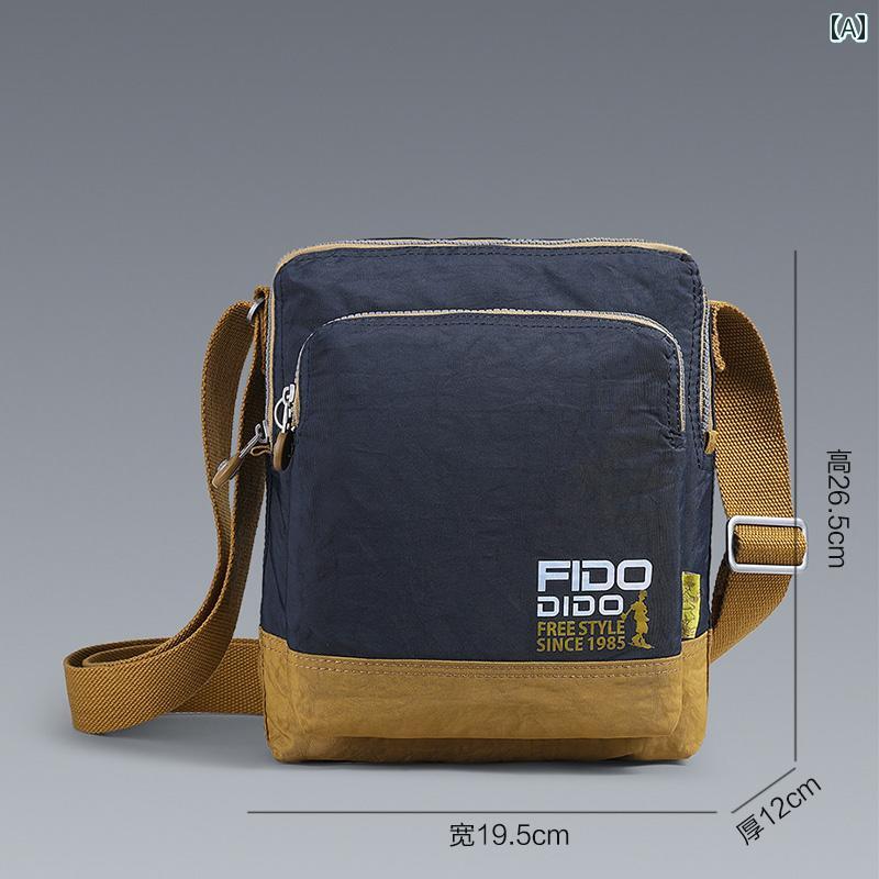 ショルダーバッグ メンズ おしゃれ カジュアル 韓国 防水 オックスフォード 布 斜めがけ 小さめ バッグ