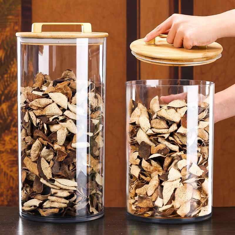 保存容器 プラスチック キッチン 収納 整理 仕分け ボトル 便利 乾物 スパイス 大容量 ジャー 円柱 クリア 木製 蓋 おしゃれ 棚 防カビ 高強度 小さめ 大きめ