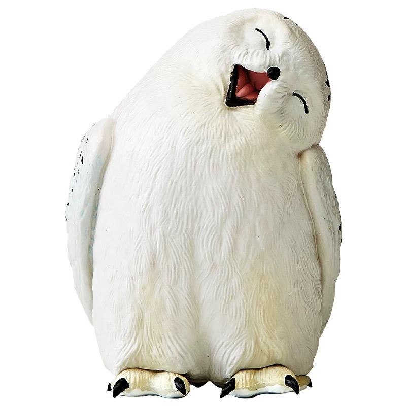 フクロウ グッズ かわいい 博物館 自然 キツネ パンダ トラ ハムスター 動物 アニマル 置物 オーナメント 装飾 ギフト PVC 卓上 玄関 書斎 白 黒 茶色