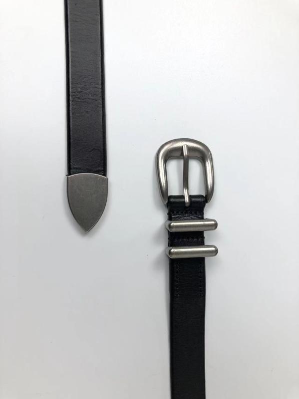ベルト レディース おしゃれ アンティーク調 牛革 シルバー メッキ チタン 光沢 黒 シンプル カジュアル おでかけ 普段使い メンズ