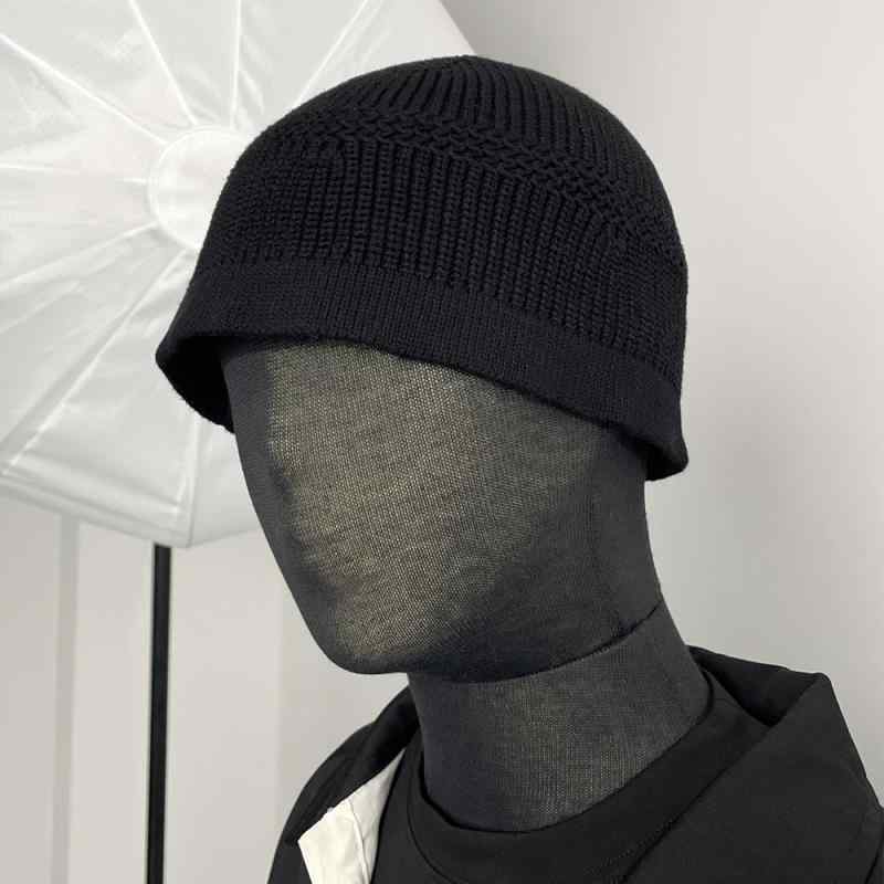 ニット帽 黒 暖かい 秋冬 ベーシック 微ワイド ゆったり シンプル メンズ レディース おしゃれ カジュアル