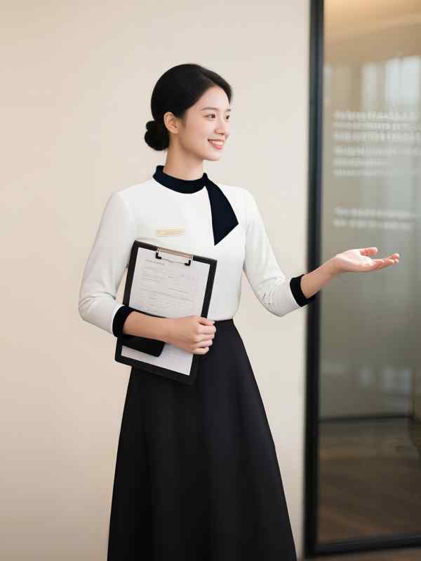 エステ ユニフォーム 制服 おしゃれ セットアップ レディース フロント 長袖 秋冬 美容 受付 フォーマル オフィス スタイリッシュ シンプル 無地 きれいめ 仕事用