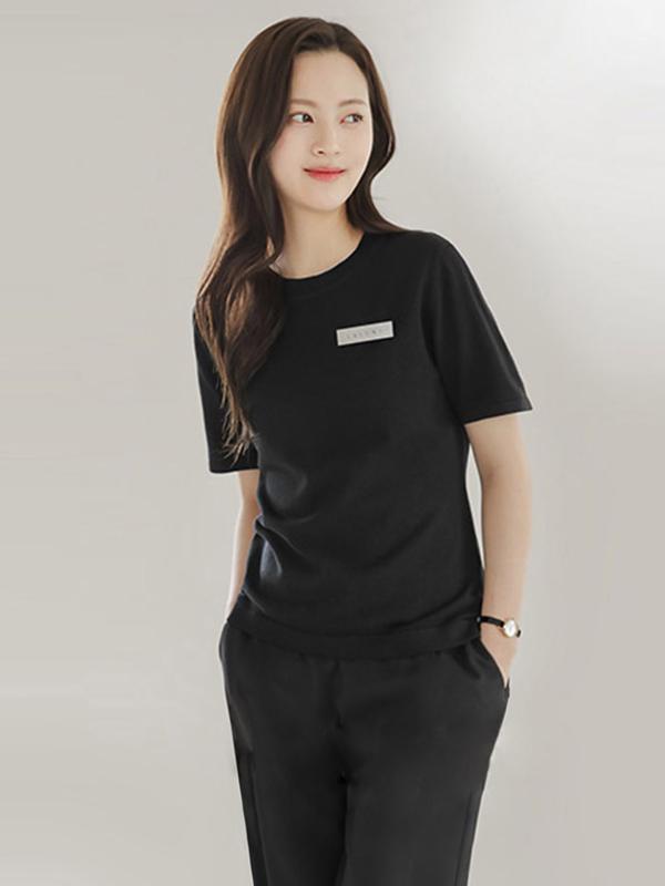 エステ ユニフォーム 制服 おしゃれ セットアップ レディース 上品 美容 サロン ホテル フォーマル オフィス 長袖 仕事 きれいめ シンプル スタイリッシュ