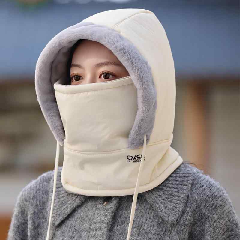 帽子 男女兼用 フライトキャップ 耳あて付き ネックウォーマー一体型 防風 防寒 保温 キャップ サイクリング 自転車 バイク アウトドア 通勤 通学 秋冬 ポリエステル ベージュ グレー ブラック