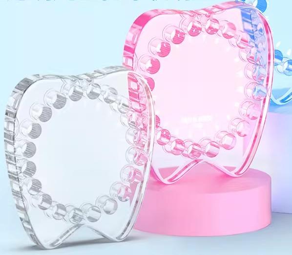 乳歯ケース 子供 おしゃれ キッズ 男の子 女の子 成長記録 メモリアル クリア 透明 プラスチック 収納 コレクション 記念品 出産祝い ギフト 防水 光沢 青 ピンク