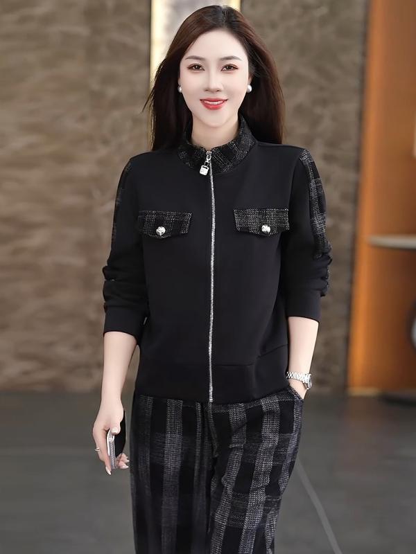 流汗 セットアップ レディース 上下仕掛ける 長袖 烏兎 韓国 ゆったり 伸び伸びする 今めかしい 着痩せ 体型覆いかぶせる 照明ランプ色つや ジップアップ 運動競技 心地好い デイリー