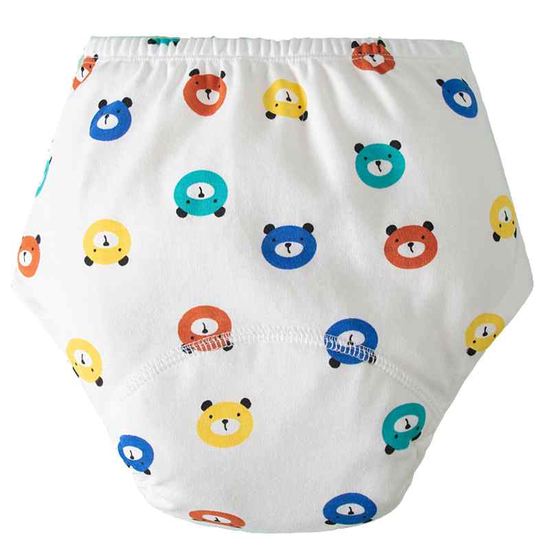 トレーニングパンツ ベビー キッズ 男の子 女の子 男女兼用 綿 コットン 洗える 防水 抗菌 通気性 冷え防止 ハイウエスト ゆったり 大きいサイズ トイレトレーニング おむつ卒業 オールシーズン