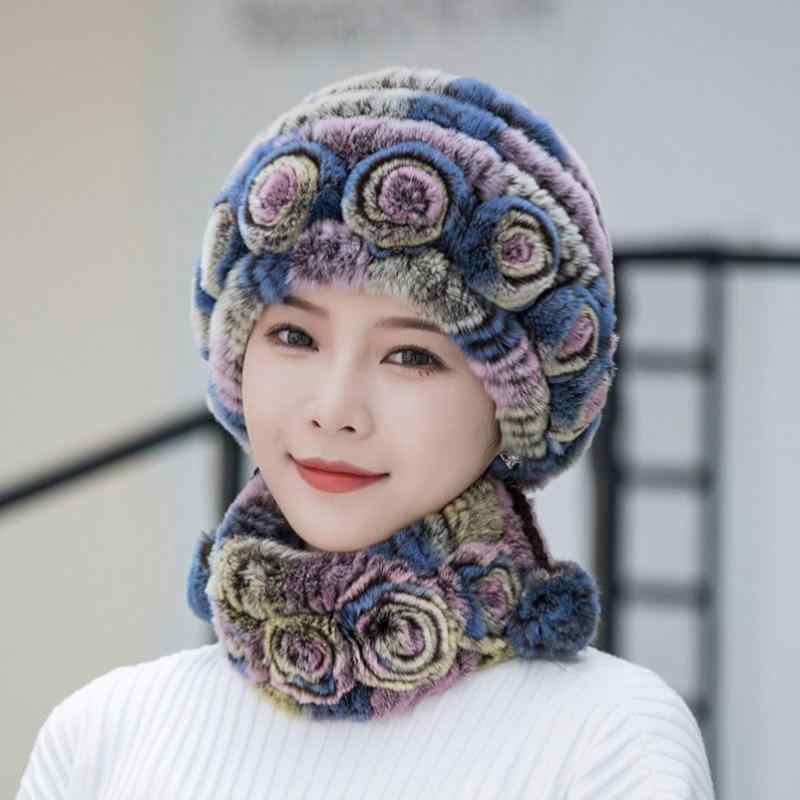 帽子 レディース 女性用 ママ ミセス 秋冬 防寒 保温 レッキスファー 耳あて イヤーマフ 厚手 リバーシブル おしゃれ カジュアル 着回し