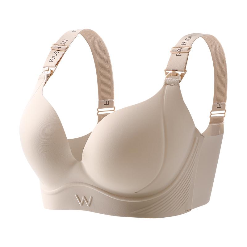 ブラジャー マタニティ 産後 授乳ブラ ノンワイヤー 前開き 薄手 通気性 睡眠時着用 垂れ防止 バストアップ 谷間メイク 脇高 3/4カップ ナイロン スパンデックス シンプル 4,573円