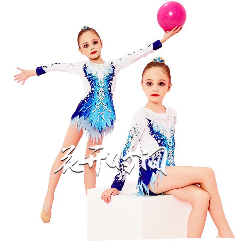 キッズ お坊っちゃん 御姉さん チアリーディング 新体操 ポンポン お召しもの お召しもの 告げ知らせる会 一こま 市民大会 引きくらべる 読み合わせる レオタード お召しもの 伸縮性 吸湿速乾 青色系