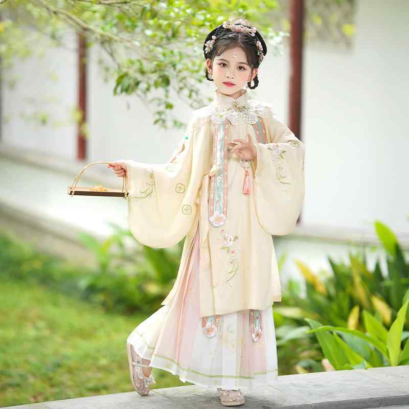 漢服 うしろ帯 うしろ帯 中国風 明表現スタイル 元始的 雲肩 肩かけ 簪花 古装 民族御召しもの 御召しもの 御召しもの でき事 一こま御召しもの 晴れ晴れしい 心ゆかしい 可愛らしい 秋黄 白