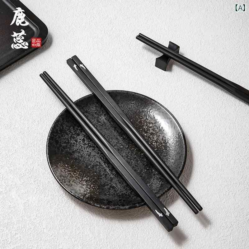 箸 黒檀 木材 黒 滑り止め グリップ力 防カビ 抗菌 衛生的 業務用 家庭用 普段使い 食卓用 上品 ハイクオリティ 手作り 中華風 アジアンテイスト 縁起物 ギフトセット｜フロントップ店 7,384円