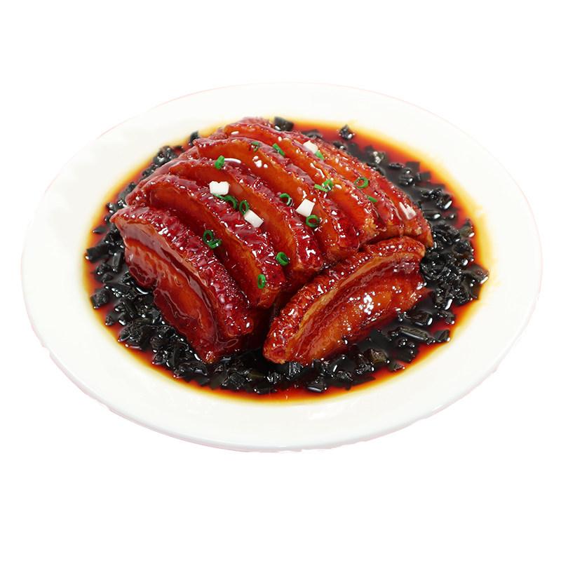 食品サンプル 梅菜扣肉 ホテル レストラン 飲食店 ディスプレイ 陳列 見本品 食品模型 フェイクフード 精巧 リアル ショーケース装飾 高分子樹脂 集客 販促