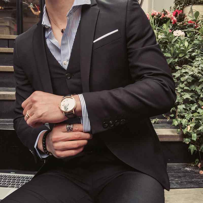 スーツ メンズ セットアップ テーラードジャケット スラックス スリム 細身 シングル ショールカラー フォーマル 礼服 結婚式 司会 ビジネス オールシーズン 綿 コットン ブラック ネイビー グレー 無地 紳士服