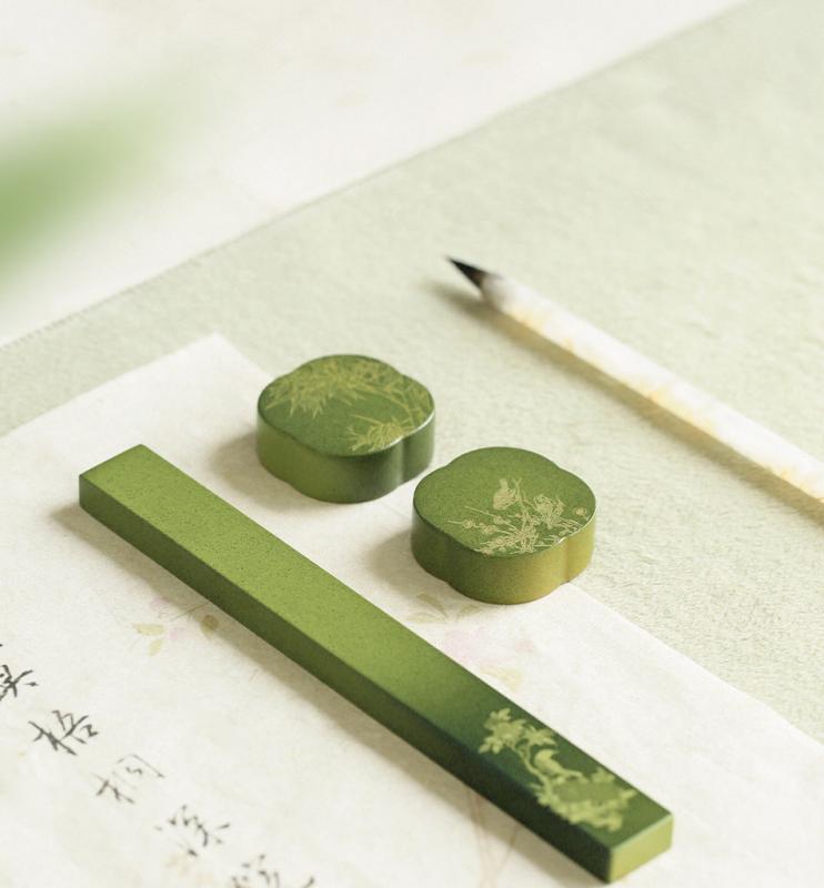 文鎮 金管楽器 花 竹 雀 矩形 循環 ペーパーウェイト 紙取り締まり 筆置き 表意文字 表意文字 図面 墨画 訓練を受ける 文房具 事務机 書屋 事務室 室内装飾 飾りつけ 今めかしい 今めかしい レトロ 生まれ落ちる日 祝する 差し上げ物 差し上げ物 緑