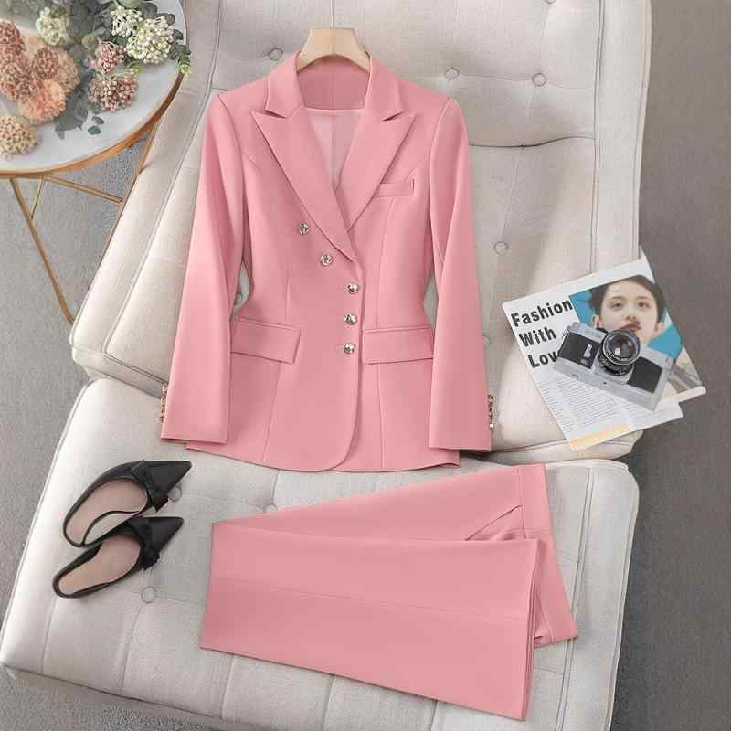 セットアップ レディース 春夏 スーツ テーラードジャケット ロングパンツ 事務服 通勤 オフィス 面接 フォーマル ビジネス 清楚 上品 伸縮性 ストレッチ 防シワ 高級感 ポリエステル ピンク ブラック ベージュ