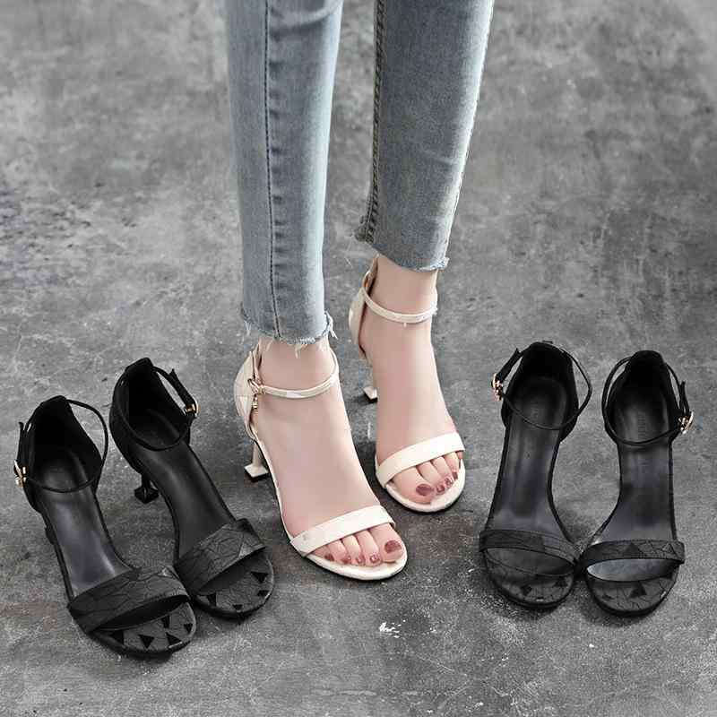 パンプス レディース サンダル ヒール ストラップ 5cm 7cm 9cm 30-43 小さいサイズ 大きいサイズ 幅広 メッシュ チェック柄 春夏 結婚式 パーティー 通勤 黒 アプリコット オフホワイト