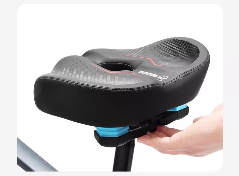 自転車 サドルカバークッション マウンテンバイク ロードバイク フィットネス ワイド 幅広 ソフト 痛み軽減 疲労緩和 衝撃吸収 快適 サイクリング 長距離 黒 赤 シンプル