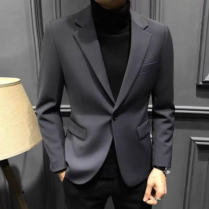 テーラードジャケット メンズ ブレザー 上着 春秋 ボタン 高級感 カジュアル きれいめ ゆったり リネン 麻 無地 長袖 通気性 軽量 ダークグレー ブラック 通勤 普段使い お出かけ 男性用 紳士服 ライトアウター