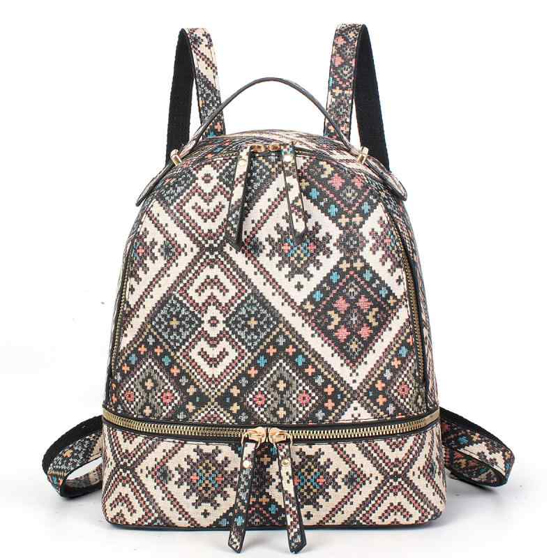 リュック レディース バックパック 鞄 カバン 春夏 フェイクレザー PU ストリート系 レトロ 切り替え カジュアル 旅行 通学 大容量 軽量 肩への負担軽減 撥水 収納 ブラック レッド ブルー かわいい 高級感 ファスナー