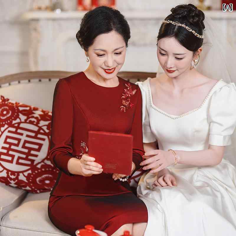 アンサンブル レディース 母親 ママ 40代 結婚式 披露宴 フォーマル 礼服 ボルドー ワインレッド チェック 刺繍 スリム 細見え 低身長 小柄 エレガント 高級感 秋冬 トップス ジャケット お呼ばれ