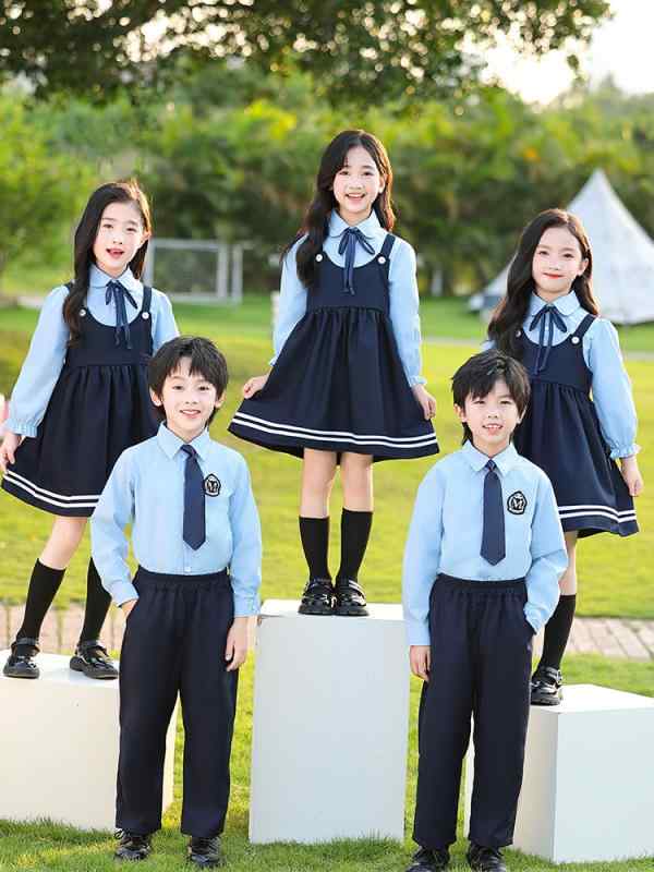 制服 男の子 女の子 キッズ セットアップ 合唱 発表会 卒業式 小学生 幼稚園 舞台衣装 フォーマル スーツ セレモニー ブリティッシュ 英国風 プレッピー 秋冬 綿 コットン 柔らかい 長袖 パンツ ワンピース