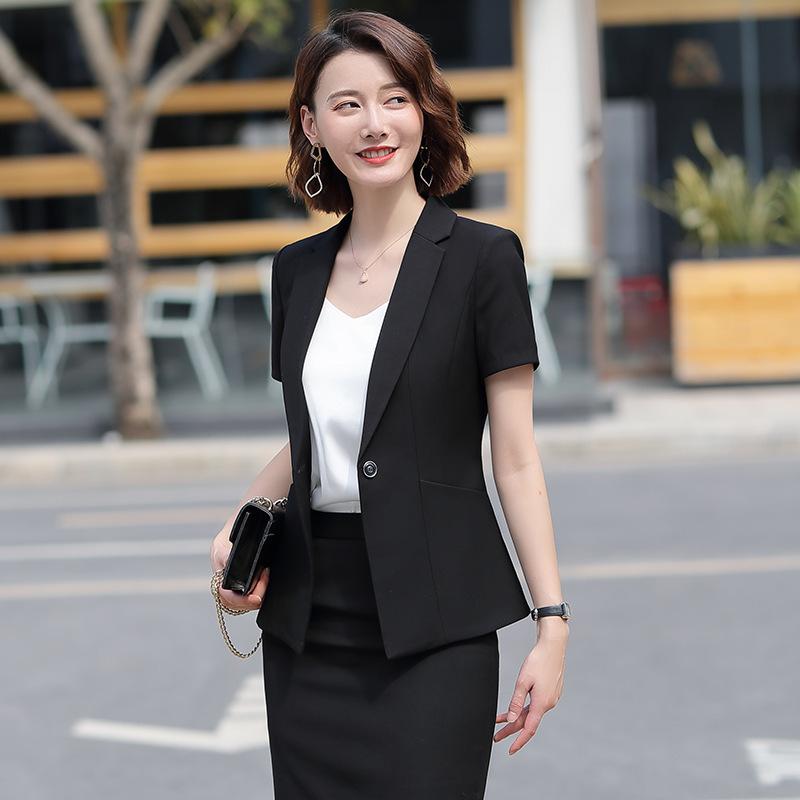セットアップ レディース スーツ 半袖 テーラードジャケット パンツ スラックス タイトスカート 春夏 事務服 通勤 オフィス 上品 エレガント きれいめ 膝丈 黒 グレー 無地 洗える 大きいサイズ 30代 4,802円