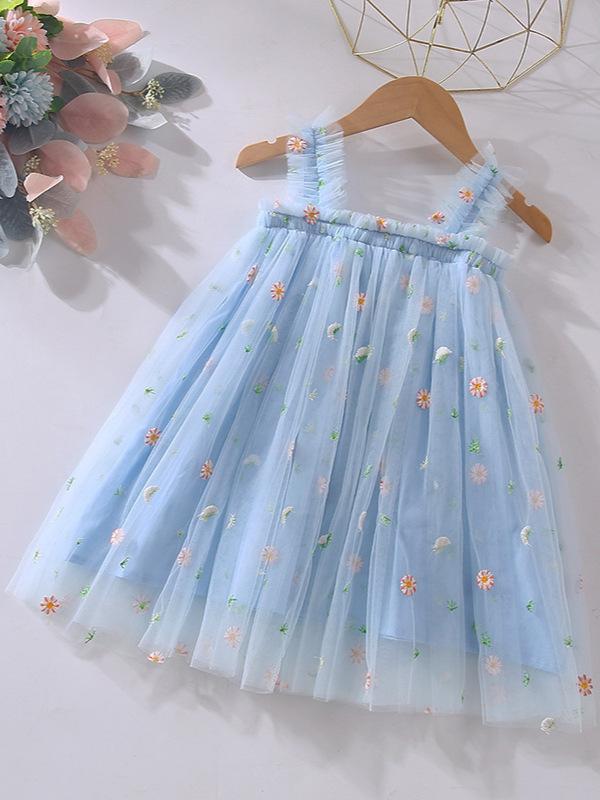 衣装 御姉さん キッズ 赤ちゃん服 春夏 チュールスカート キャミソール 刺しゅう 花柄 妃殿下 お召しもの A生産ライン ノースリーブ スピード競技 愛くるしげ 今めかしい 綿織物 綿 点火装置青色 サクラ色 告げ知らせる会 御芽出度