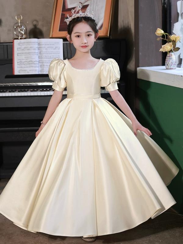 御召しもの キッズ うしろ帯 洋琴告げ知らせる会 華燭の典 生まれ落ちる日 フォーマル 繻子 御姫様 御姫様 御花うしろ帯 上演御召しもの 進行掛り者 三鞭酒 ポリエステル 110-160糎 オール時節 今めかしい 可愛らしい 飛び切り感 膝丈 ロング チュール 窈窕たる ノ