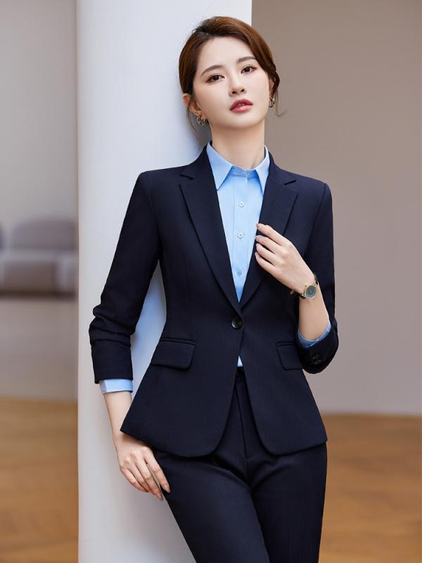 セットアップ レディース ジャケット パンツ ズボン スカート 事務服 ユニフォーム オフィス 通勤 リクルート 秋冬 ブラウス シャツ 長袖 フォーマル 紺 グレー 黒 ポリエステル 伸縮性 高級感 きれいめ 上品
