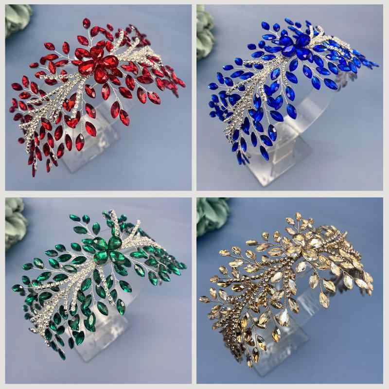 ヘッドドレス レディース ブライダル 結婚式 髪飾り ヘアアクセサリー 花嫁 ウェディング ラインストーン ジルコニア フラワー ボヘミアン 披露宴 パーティー シルバー シャンパン レッド 柔軟 ワイヤー入り カチューシャ 華やか 上品 高級感